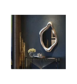 Lustro Hologram 119 cm x 76 cm srebrne