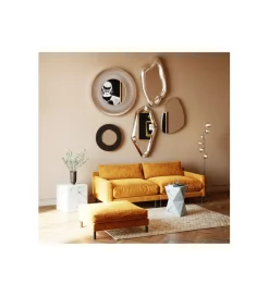 Lustro Hologram 117 cm x 68 cm srebrne