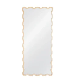 Lustro JOMANEO 180 cm drewno paulowni naturalne