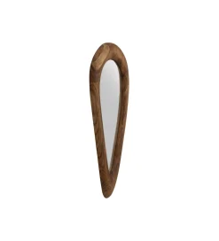 Lustro JORGE 91 x 45 cm drewno akacja naturalne