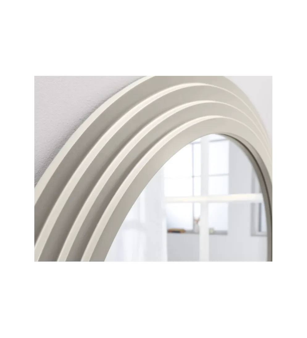 Lustro KIRAZ ART DECO 160 cm białe