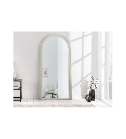 Lustro KIRAZ ART DECO 160 cm białe