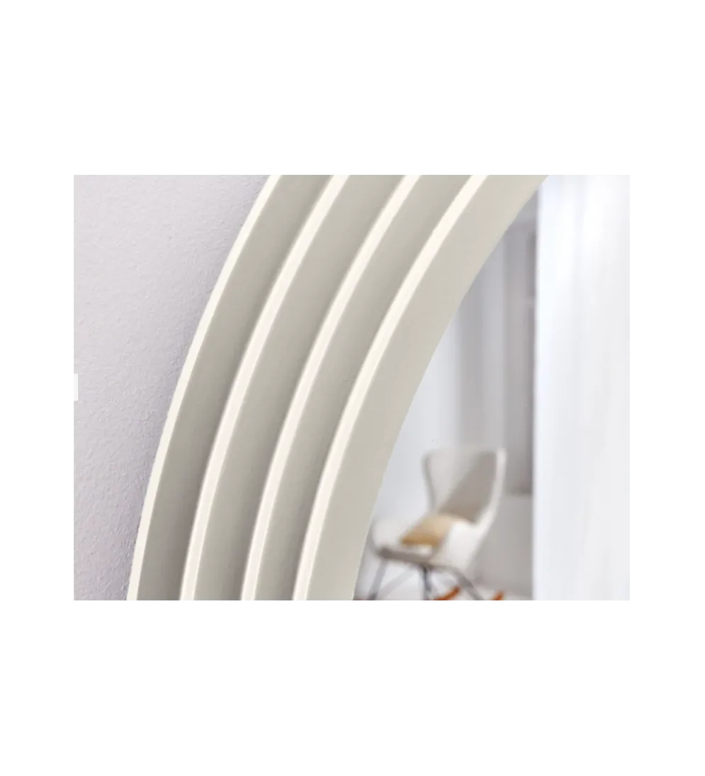 Lustro KIRAZ ART DECO 160 cm białe