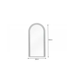 Lustro KIRAZ 160 cm czarne