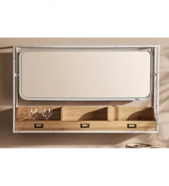 Lustro MACAO 100 cm drewno świerkowe