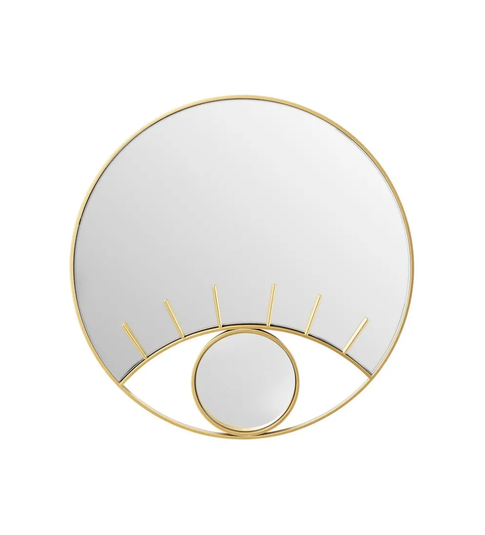 Lustro OCCHI 100 cm złote