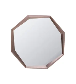 Lustro OCTAGON 120 x 120 cm kawowe