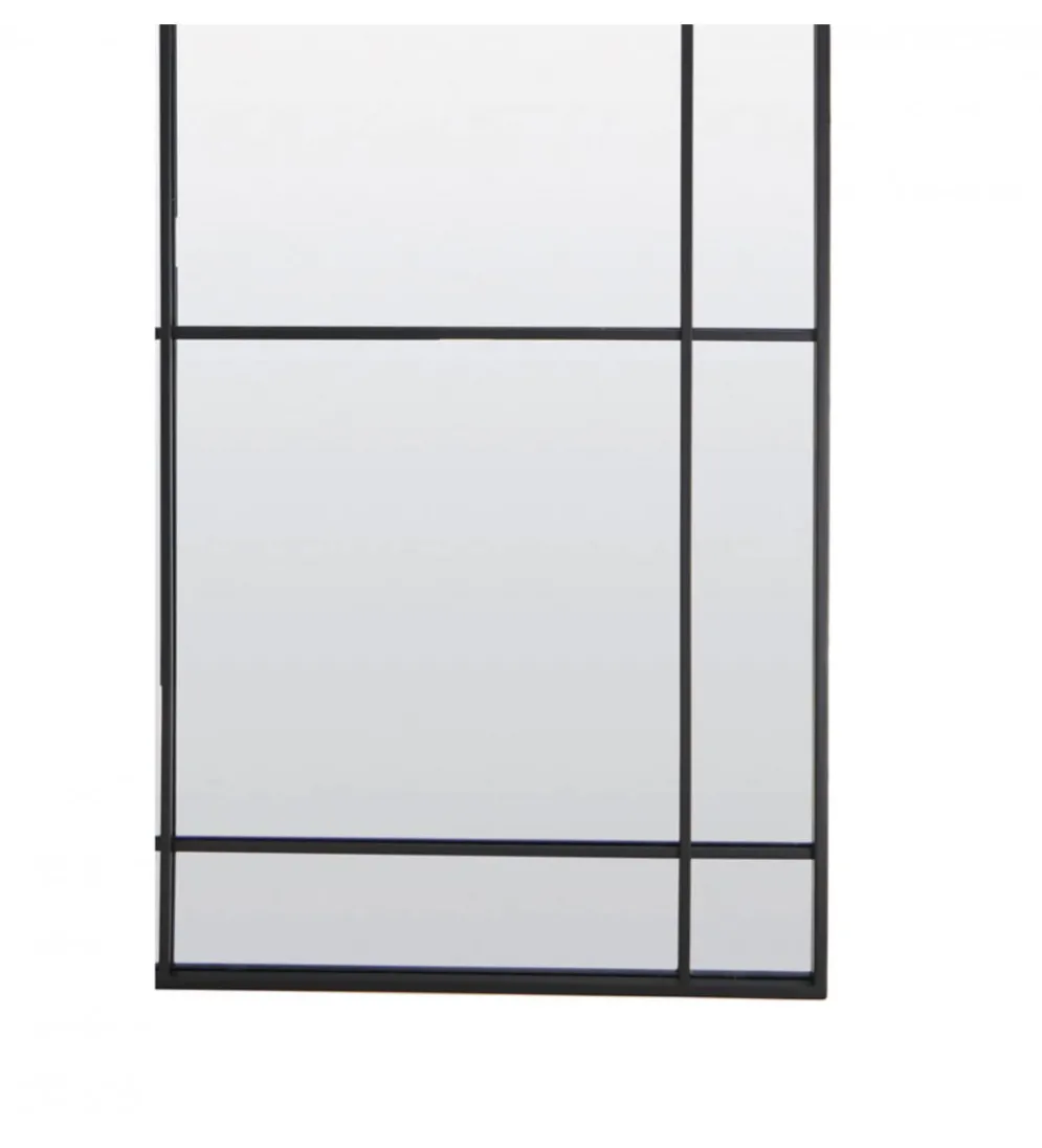 Lustro RINCON 183 cm czarny mat