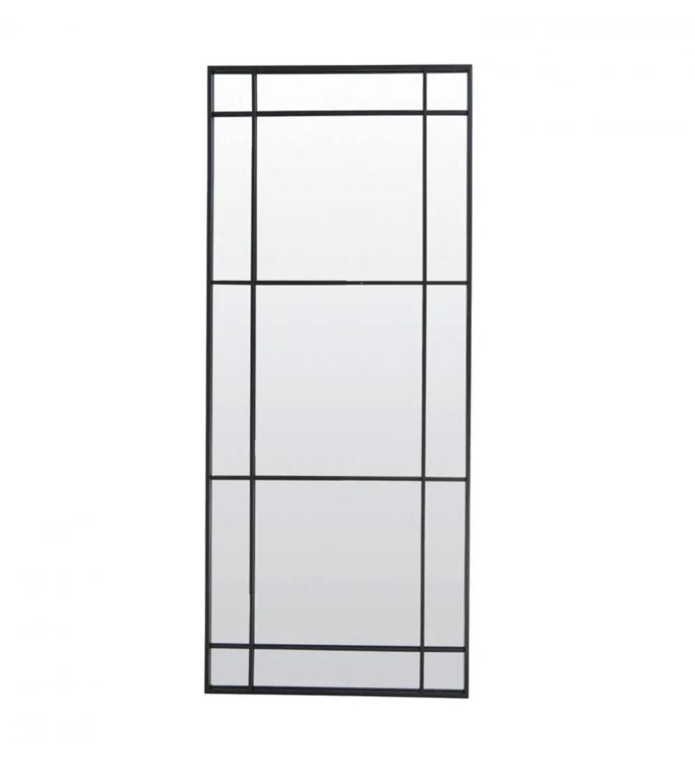 Lustro RINCON 183 cm czarny mat
