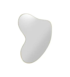 Lustro SHAPE 110 cm x 10 cm w kolorze mosiądzu