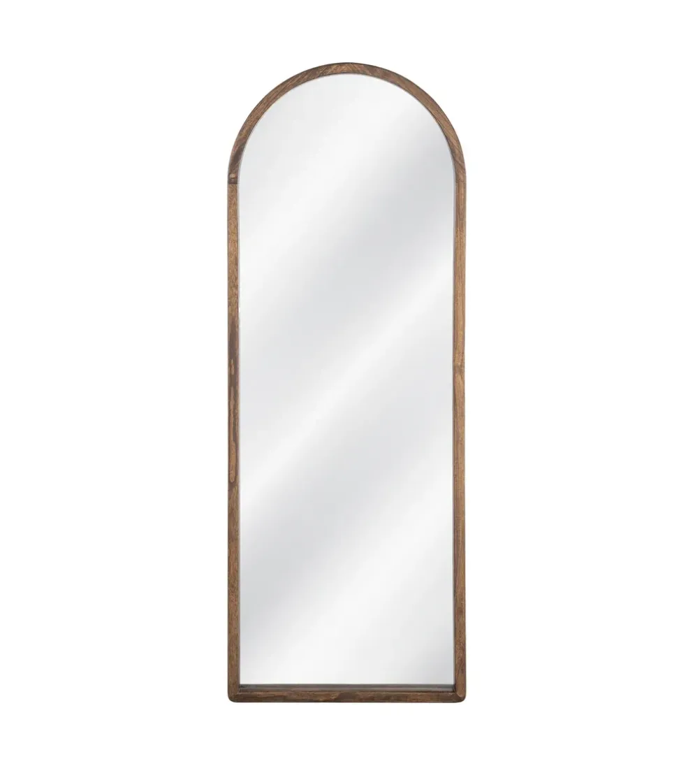 Lustro SITEMATH 160 cm drewno paulowni brązowe