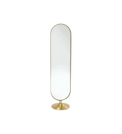 Lustro stojące Curve 170 cm złote