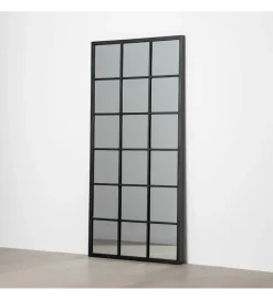 Lustro TAGE 180 cm drewno jodła czarne