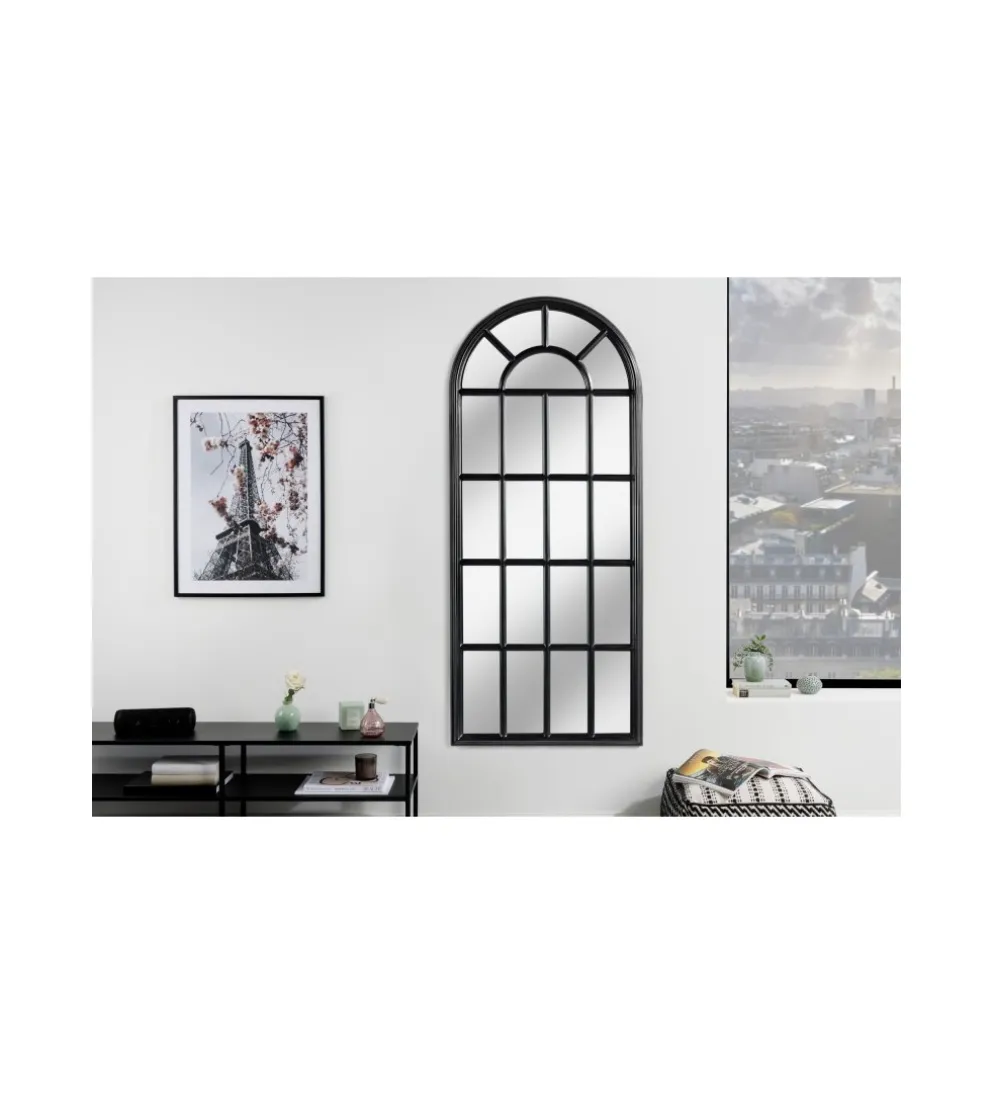 Lustro WINDOW 140 cm czarne