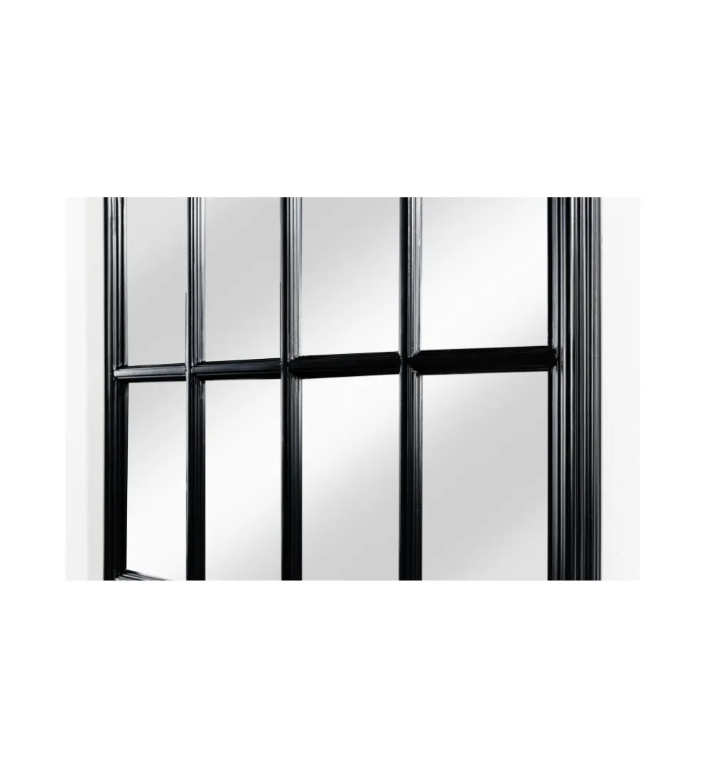 Lustro WINDOW 140 cm czarne