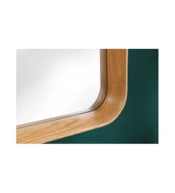 Lustro wiszące CORSE 50 cm drewno dąb