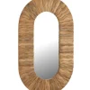 Lustro wiszące CURVE 152 cm naturalny