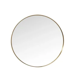 Lustro wiszące CURVE MO 100 cm złote