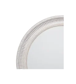 Lustro wiszące DEAY 80 cm drewno paulowni szare