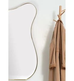 Lustro wiszące DEFORME 100 cm złote