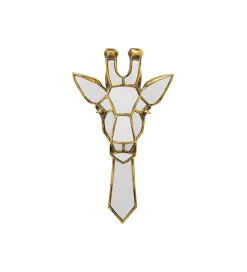 Lustro wiszące GIRAFFE 45 cm złote