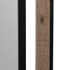 Lustro wiszące NAGATARO 45 x 100 cm czarne naturalne