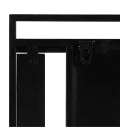 Lustro wiszące NAGATARO 45 x 100 cm czarne naturalne
