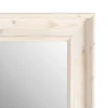 Lustro wiszące OKATA 171 cm naturalna białą rama