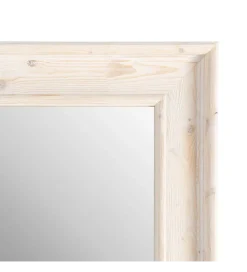 Lustro wiszące OKATA 171 cm naturalna białą rama