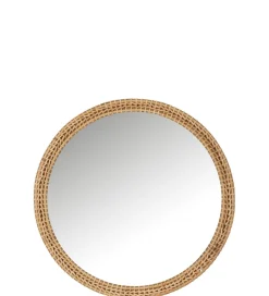 Lustro wiszące RECTANGLE 75 cm naturalne