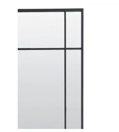 Lustro wiszące RINCON 150 cm czarny matt