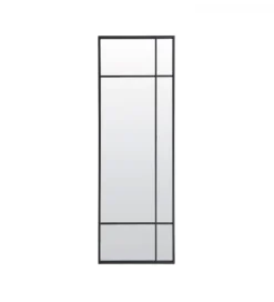 Lustro wiszące RINCON 150 cm czarny matt