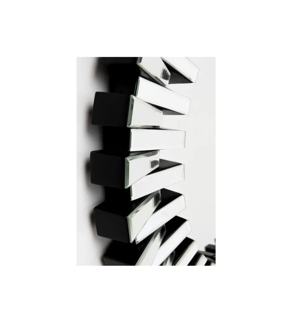 Lustro wiszące SPROCKET 92 cm srebrne