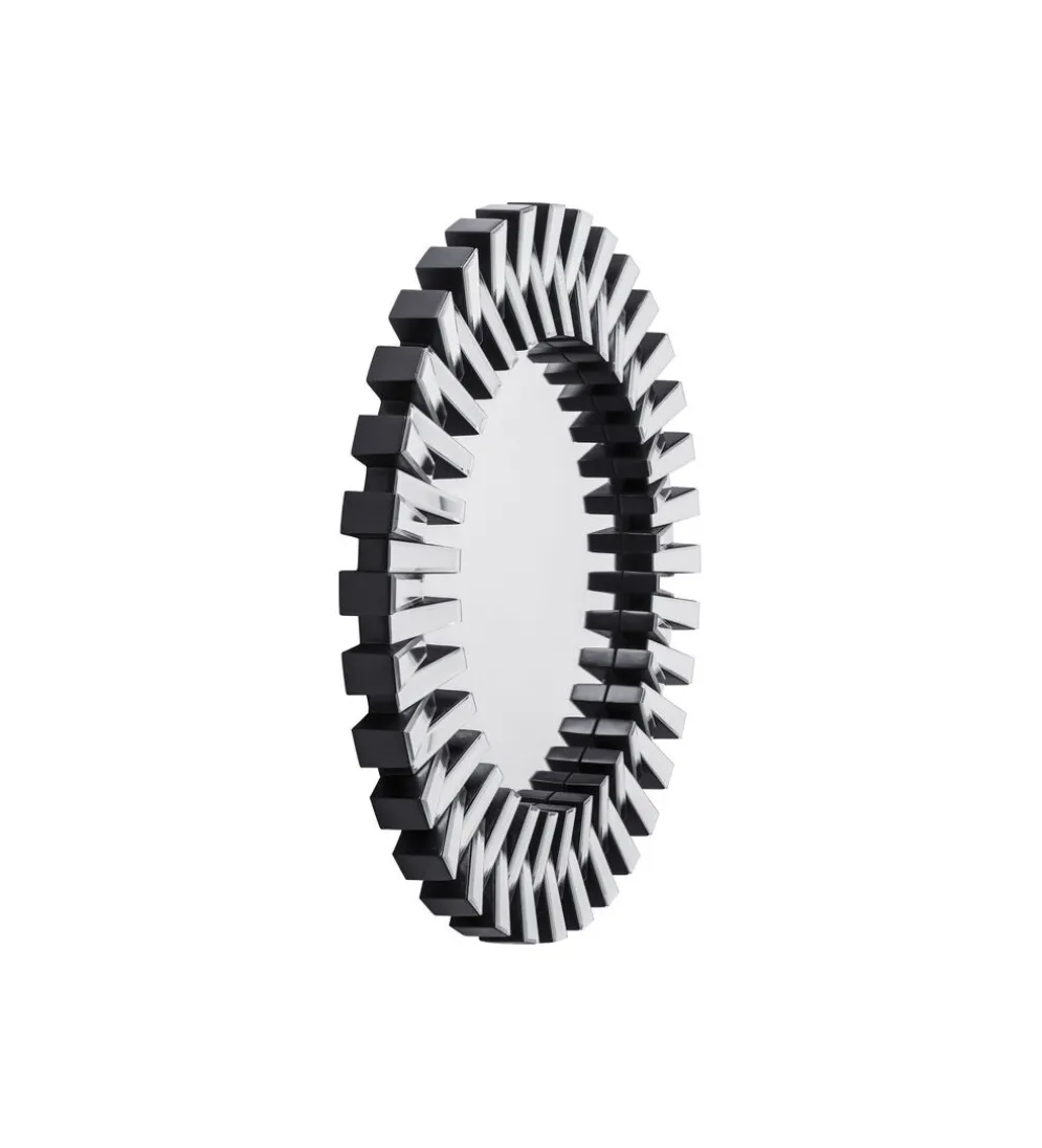 Lustro wiszące SPROCKET 92 cm srebrne