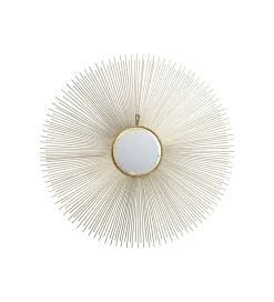 Lustro wiszące Sunbeam 90 cm złote