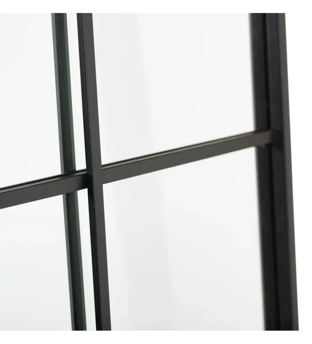Lustro wiszące SYLAS 180 cm x 90 cm czarne