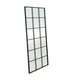Lustro wiszące SYLAS 180 cm x 90 cm czarne