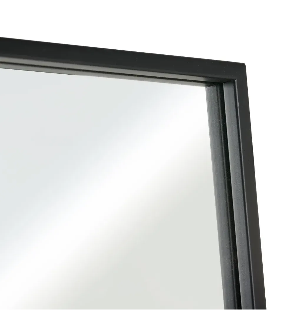 Lustro wiszące SYLAS 180 cm x 90 cm czarne