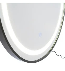 Lustro wiszące TEMPEJO 160 cm czarna rama