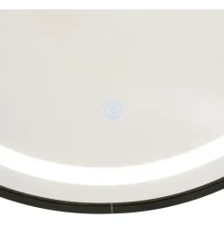 Lustro wiszące TEMPEJO 160 cm czarna rama