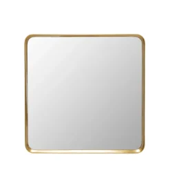 Lustro wiszące VINCENZA 102 x 102 cm złote