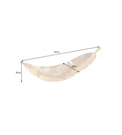Misa HOJA 62 cm złota