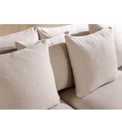 Modułowa sofa KILLIAN 94 cm z podłokietnikiem jasny beż