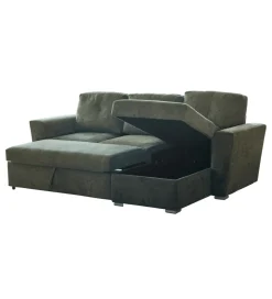 Narożnik APARTMENT 245 cm z funkcją spania zielony
