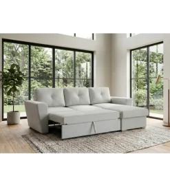 Narożnik APARTMENT 245 cm z funkcją spania beżowy
