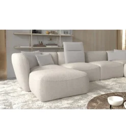Narożnik BAHAMA Candelo XL 372 cm z ottomaną otwartą 172 cm