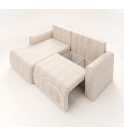 Narożnik rozkładany KIOTO MINI 230 cm z funkcją spania