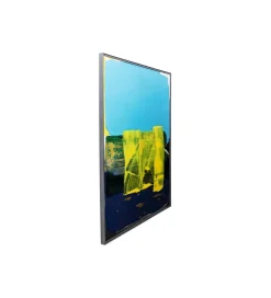 Obraz ABSTRACT HIGH GLOSS BLUE 120 x 160 cm