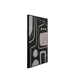 Obraz Artistic Blacky 70 cm x 110 cm czarny