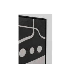 Obraz Artistic Blacky 70 cm x 110 cm czarny